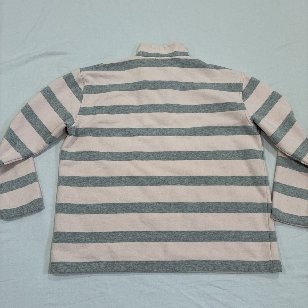 Lauren Ralph Lauren Women's 1/4 Zip Pullover‎ Size Large Striped Cotton Casual - Picture 15 of 16